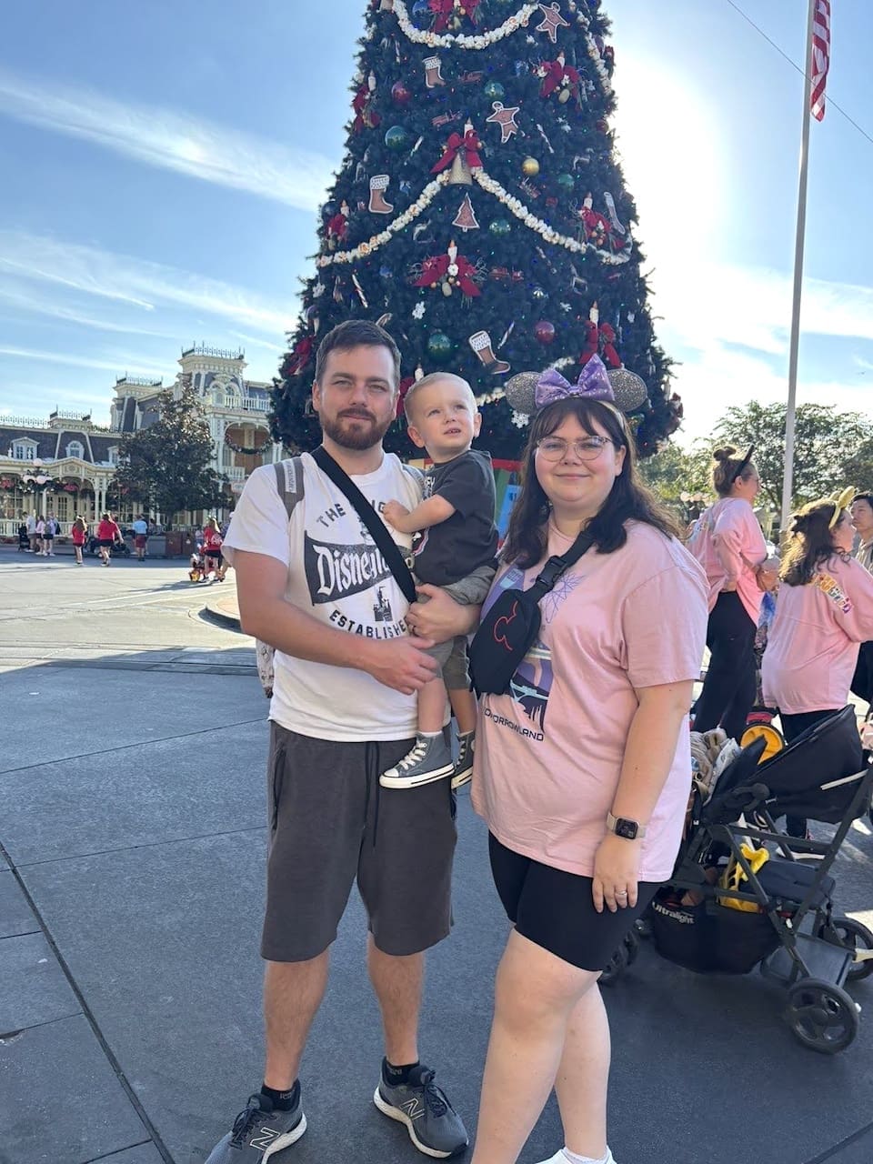 Disney Christmas Mira and Family