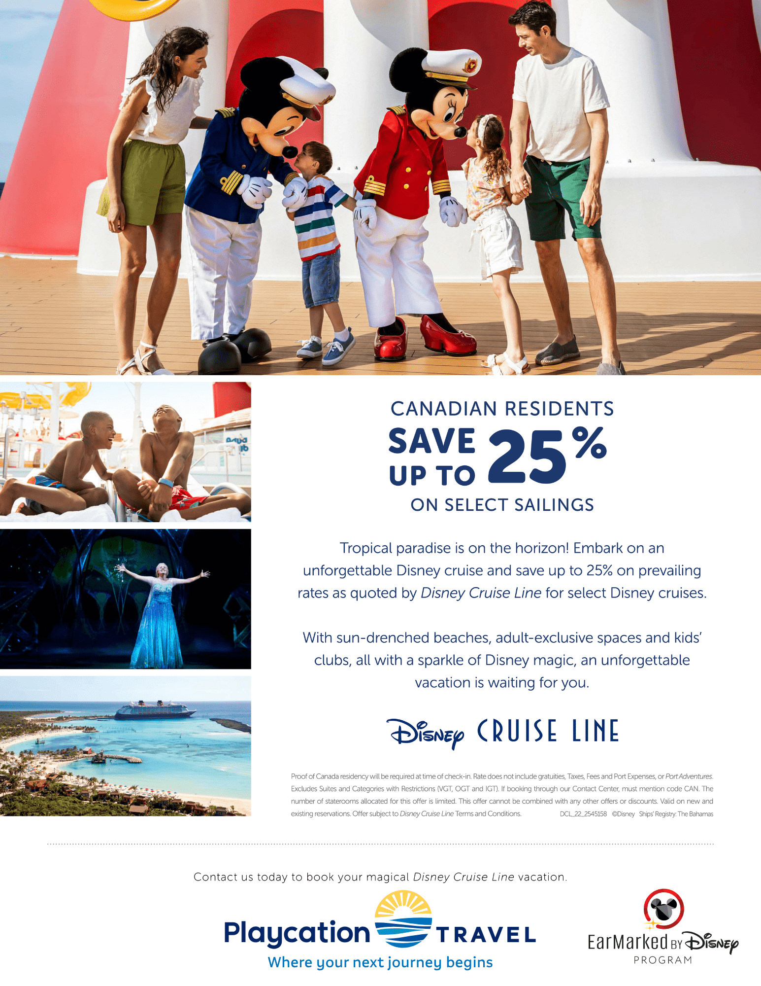 Disney Cruise SALE Canadians Disney Travel Agent