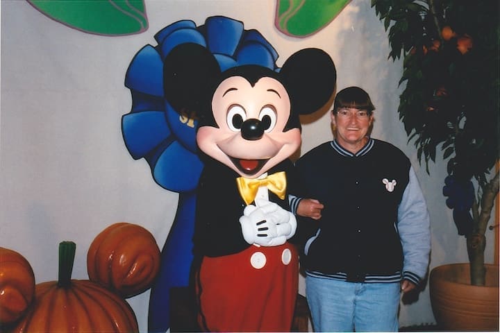 Mandy Smiles and Mickey Mouse Nov 2002