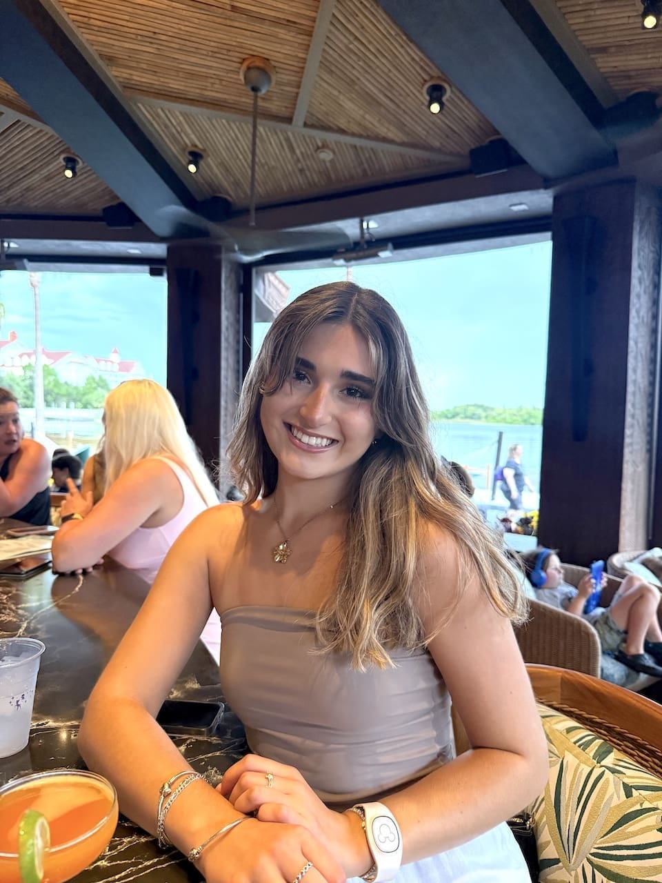 Morgan in Disneyland