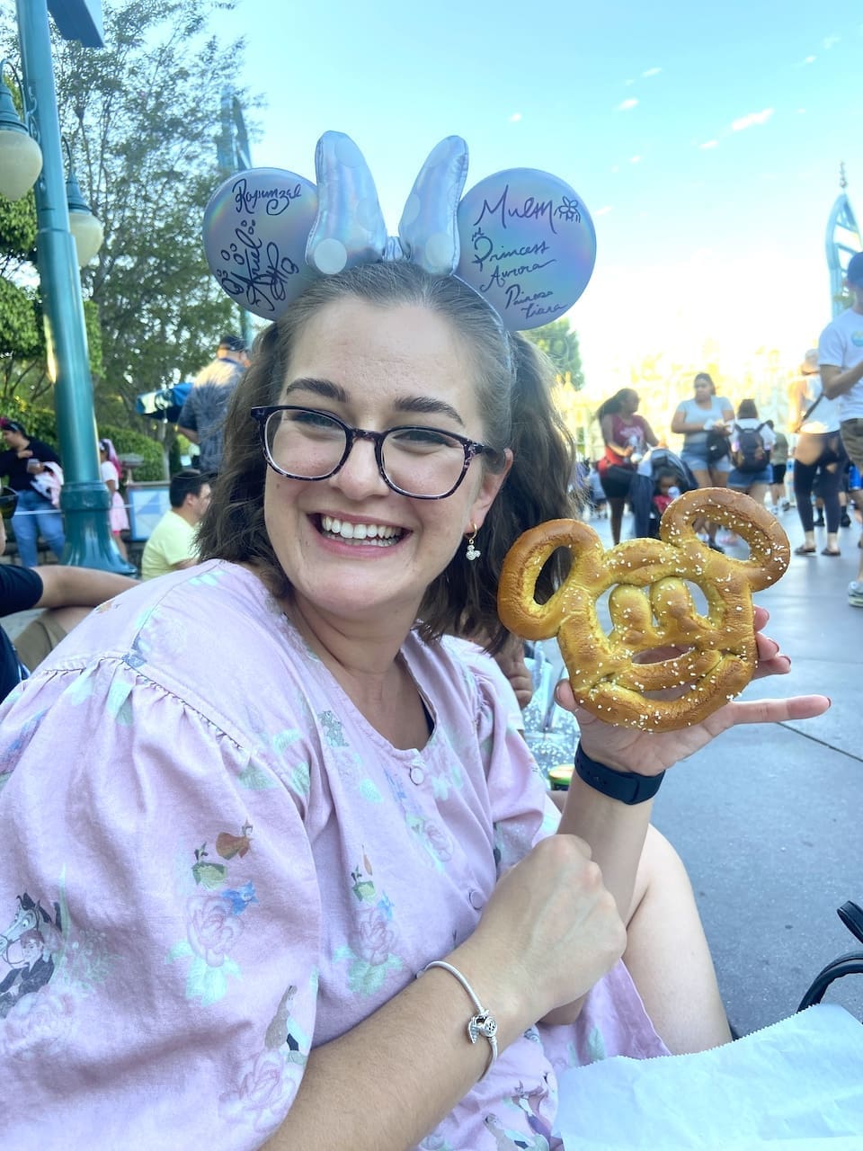 Stephanie Larkin Mickey Mouse Pretzel